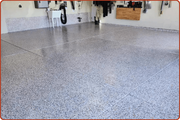 new flooring in home garage