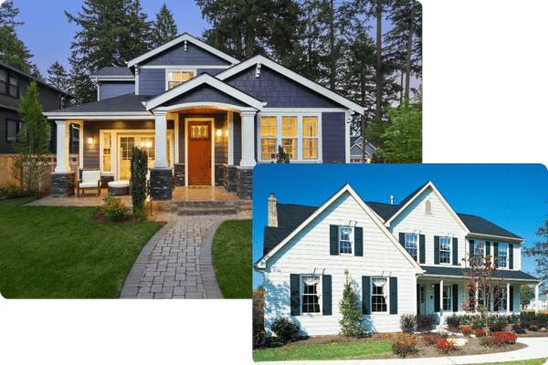 homes after exterior painting services