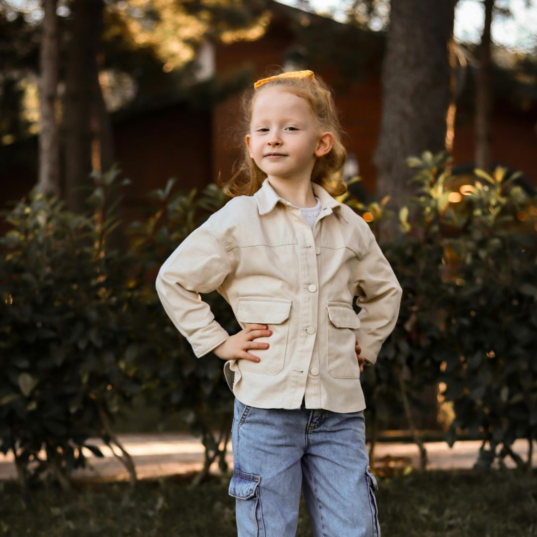 Confident little girl