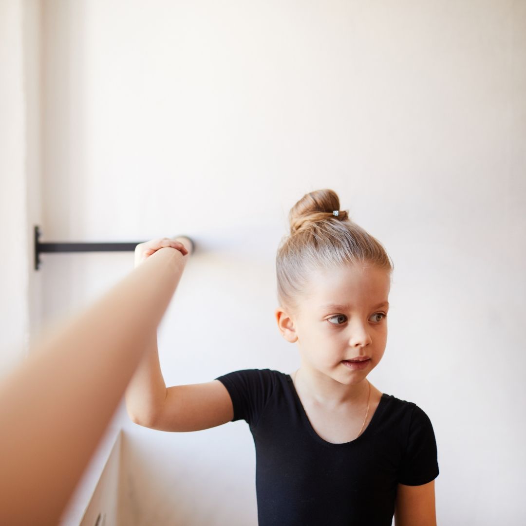 image of kids practicing dance