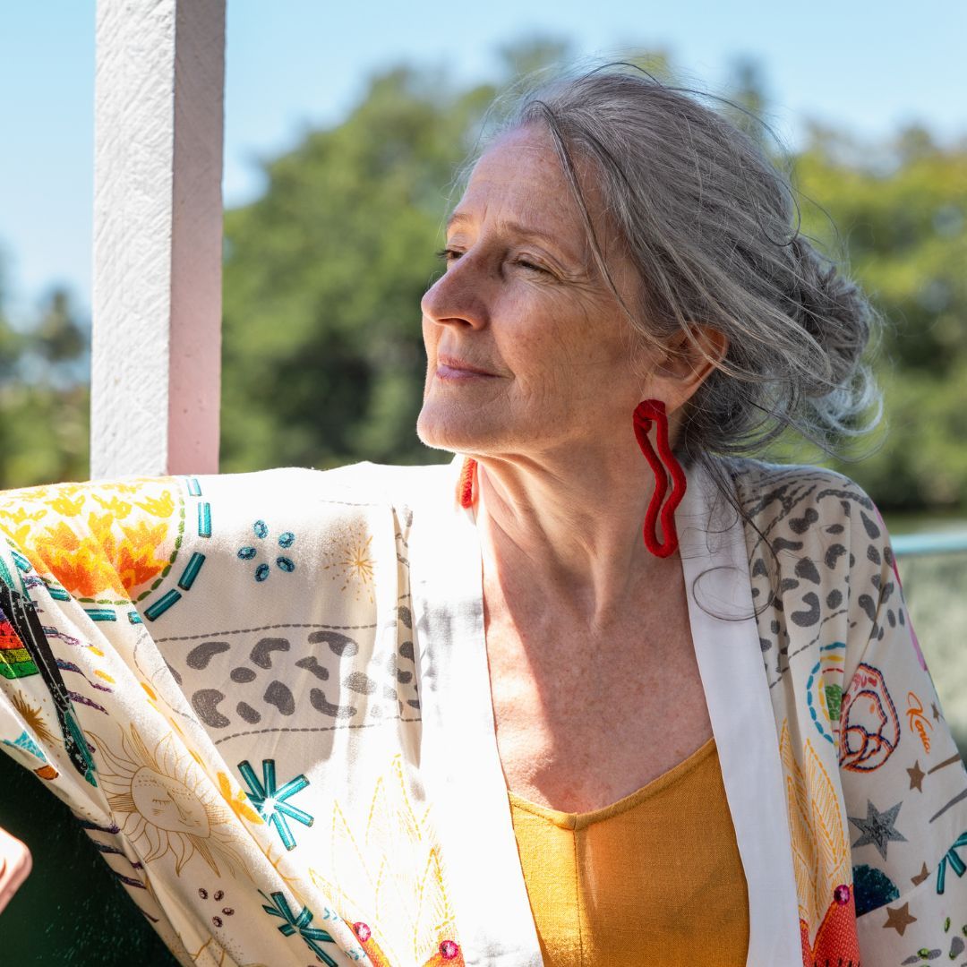 peaceful older woman peaceful older woman