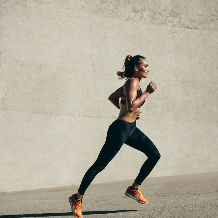 Women running 