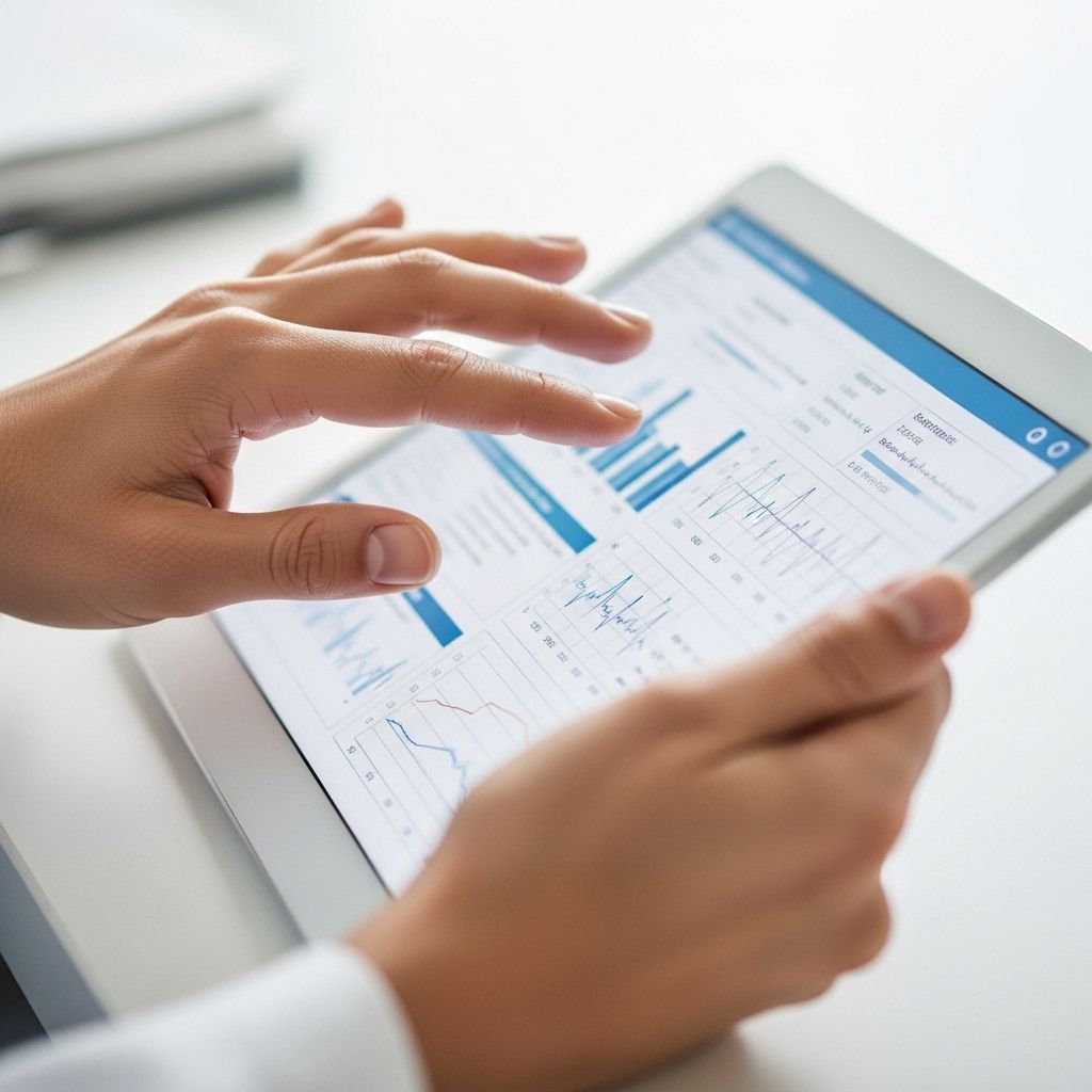 Medical professional reviewing personalized lab data for weight loss treatment.