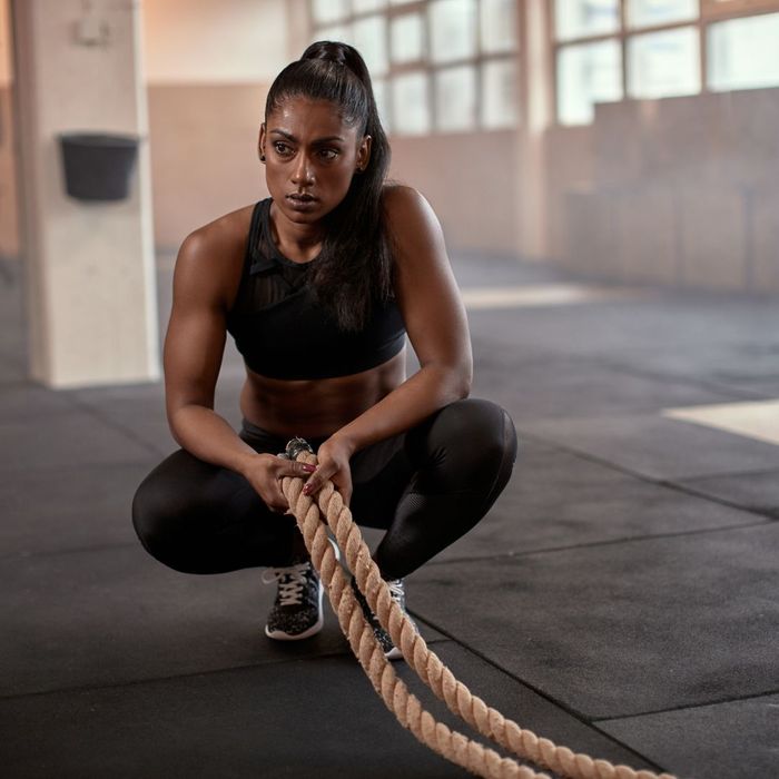 woman at gym