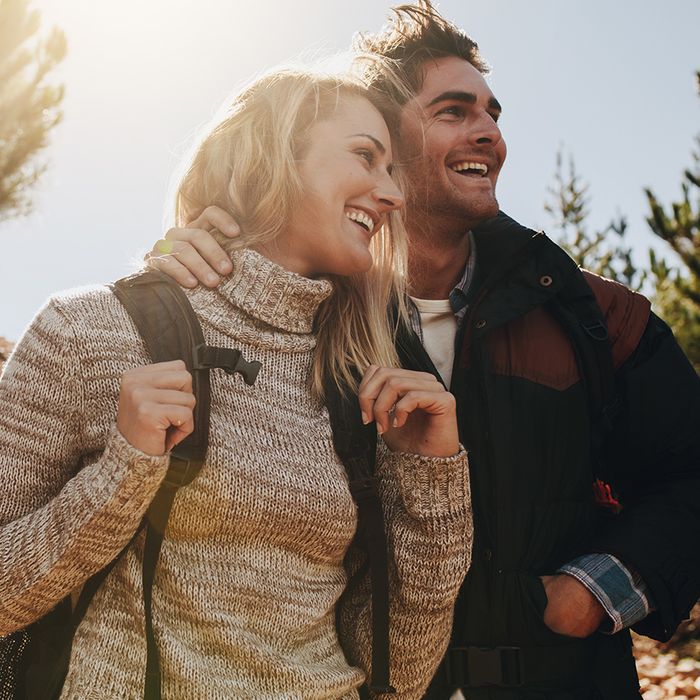 couple hiking