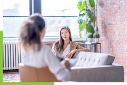 A woman talks with her counselor Olathe KS Location image 1.png