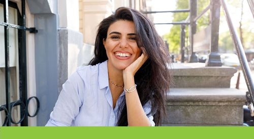 smiling woman smiling woman