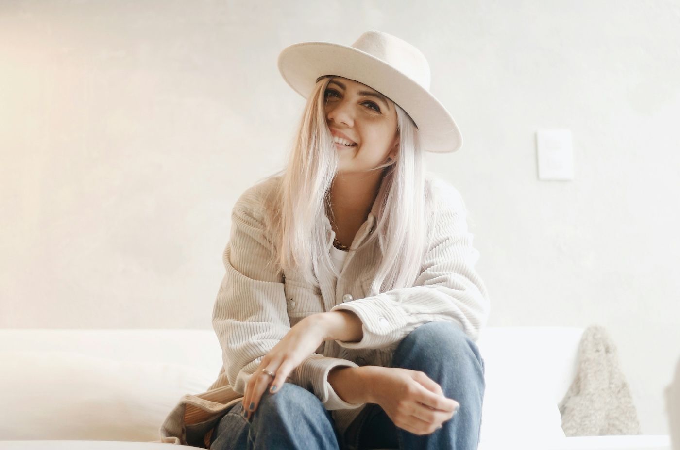 Dimensional blonde hair color in Tracy CA at Mood on 10th
