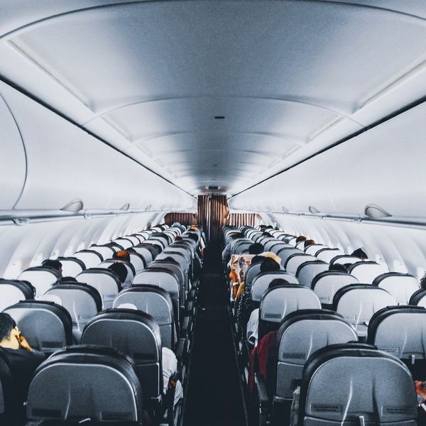 Cabin of a plane Cabin of a plane