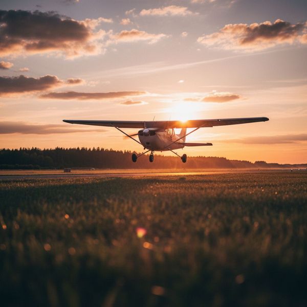 Single-engine plane.