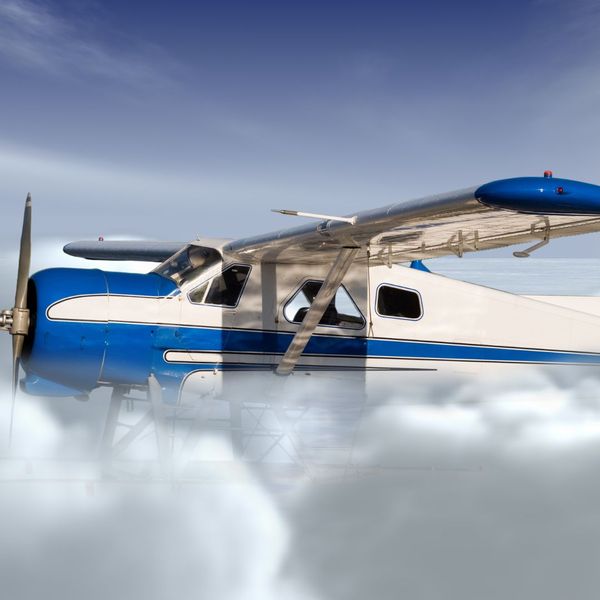 A plane in the sky. A plane in the sky.
