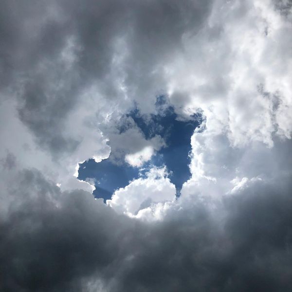 Cloudy weather.