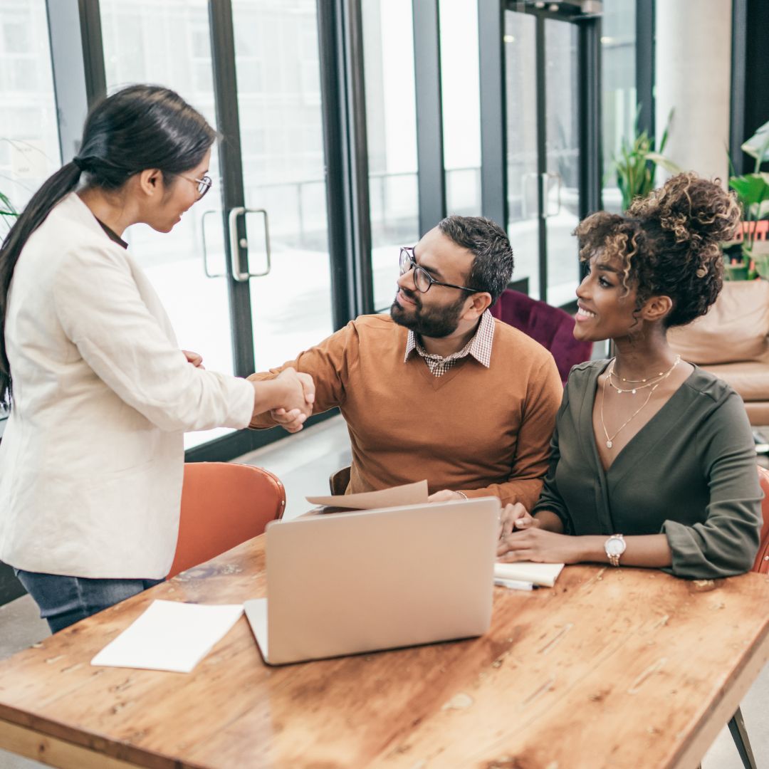 couple working with estate planning attorney