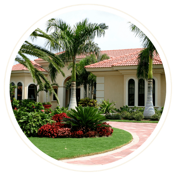 landscaping work done at Florida home landscaping work done at Florida home