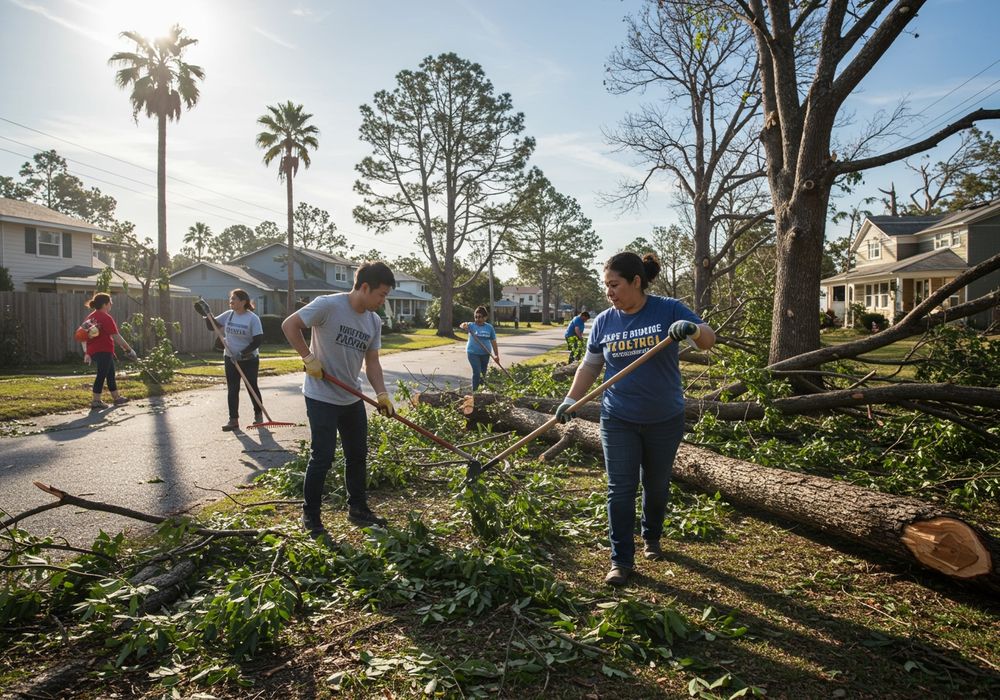 Storm Tree Trimming Preparation - Kissimmee FL