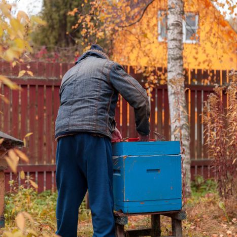 Person preparing for Fall yard work