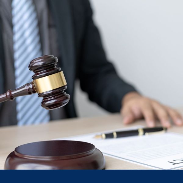 lawyer holding a gavel