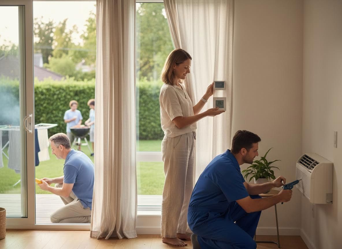 Smart Home Installation with Backyard Barbecue
