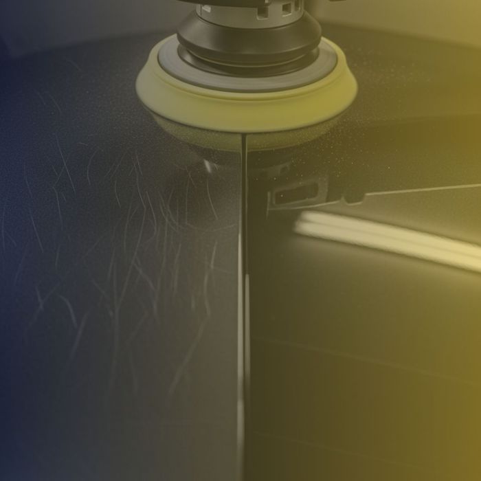 the paint correction process, removing swirl marks and restoring a car's paint to a mirror-like shine