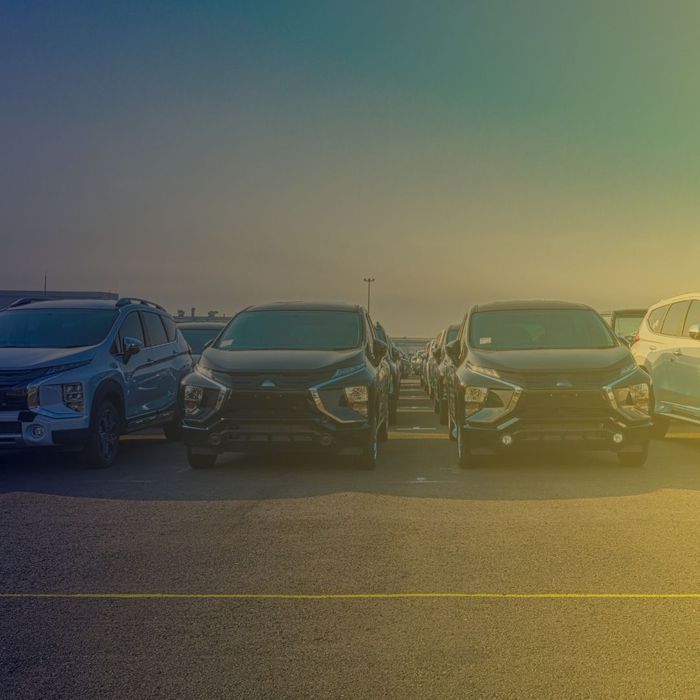 cars in lot