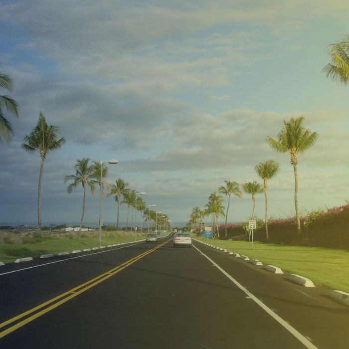 driving on Hawaii highway