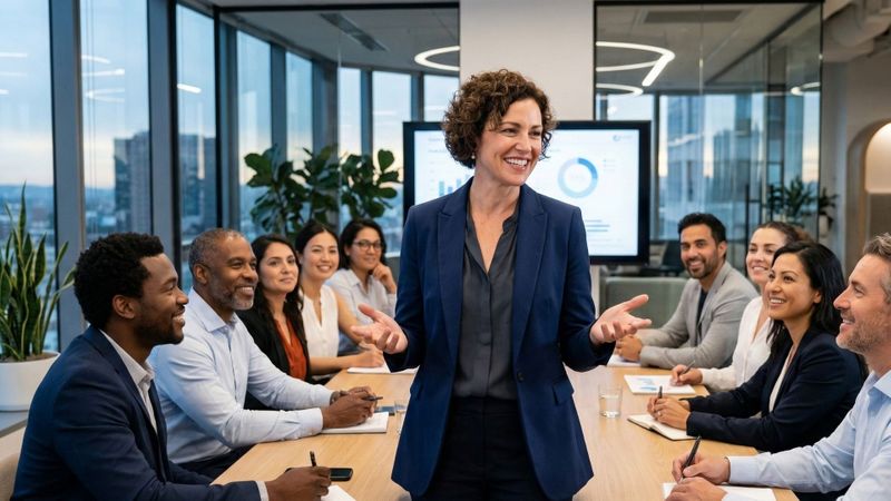 business colleagues listens intently to a leader presenting business colleagues listens intently to a leader presenting