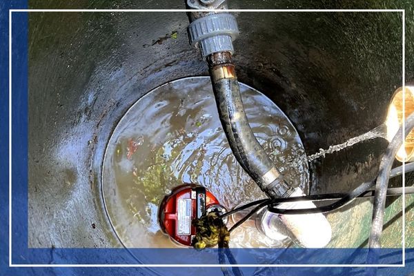 Inspecting sewer drain