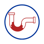 clogged pipe icon