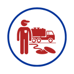 Tank pumping icon