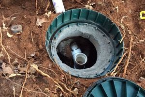 Sewer pipe installation Sewer pipe installation