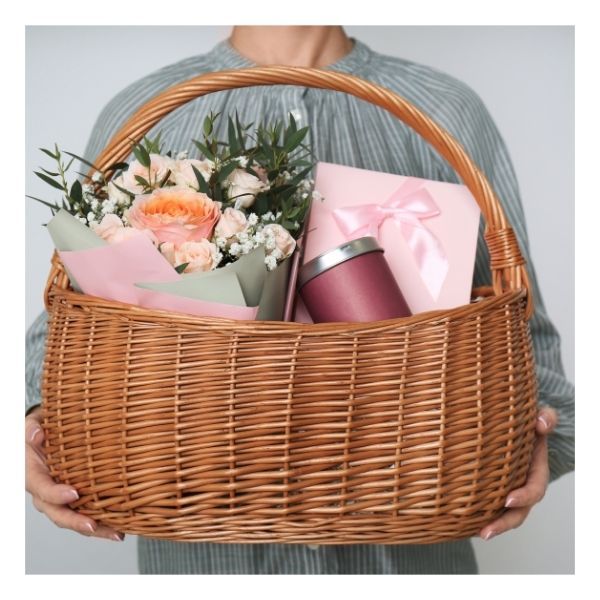 custom gift basket for a woman