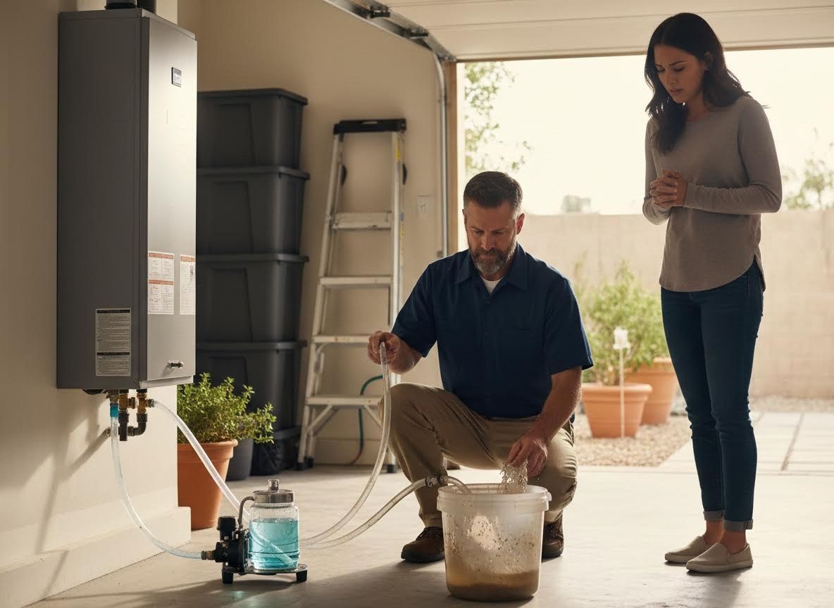 Tankless Water Heater Maintenance and Descaling