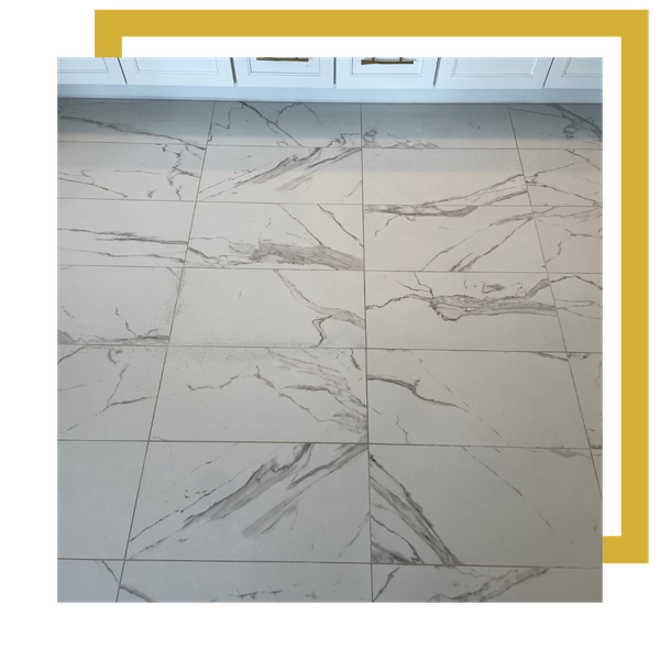 Clean marble tiles