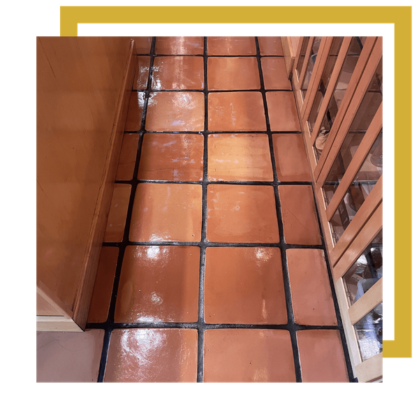 professionally cleaned tile flooring