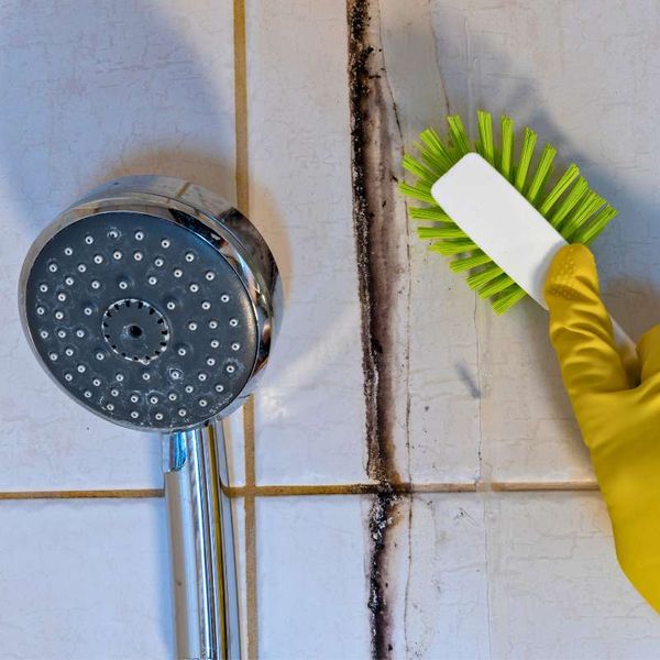 cleaning shower tile grout