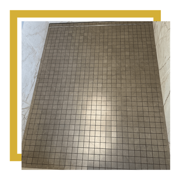 sealed bathroom tile