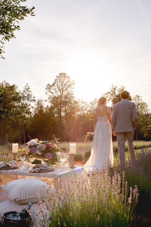 Bridal Styled Lavender Photo Shoot