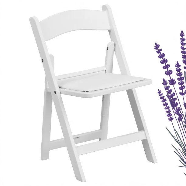 White-Resin-Folding-Chair-with-Paded-Seat