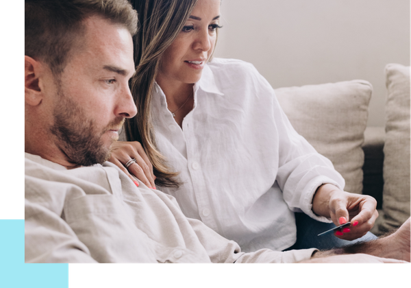 couple applying for financing 