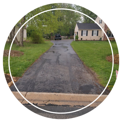 damaged driveway asphalt damaged driveway asphalt