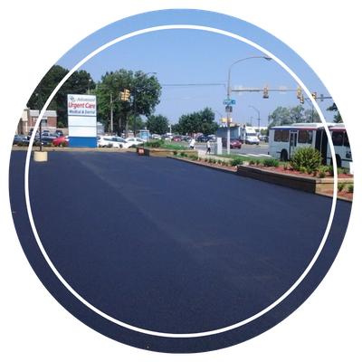 new parking lot asphalt new parking lot asphalt