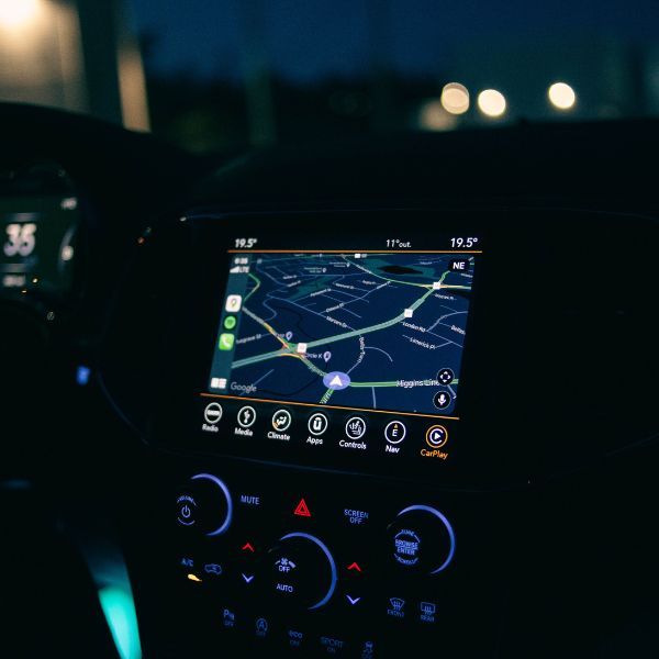 a car GPS system