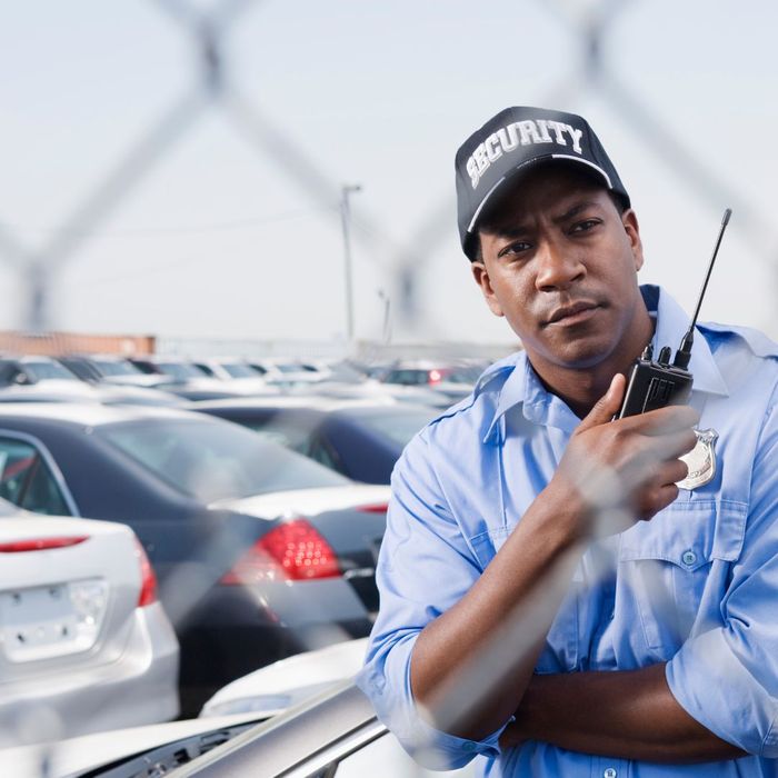 security service in parking lot