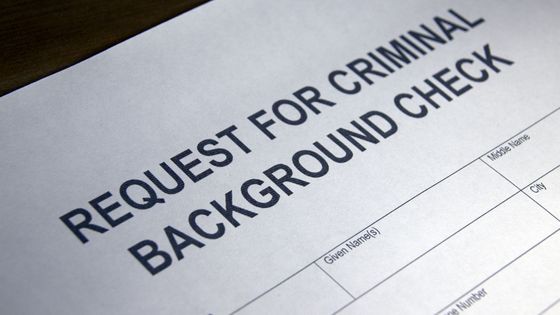 criminal background check paperwork
