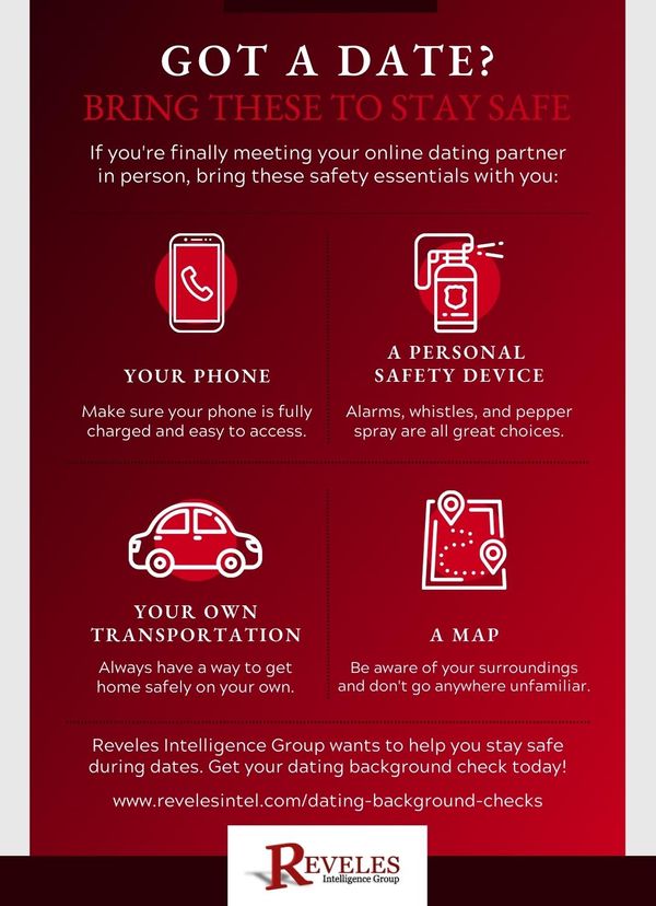 Got a Date Bring? These To Stay Safe Infographic