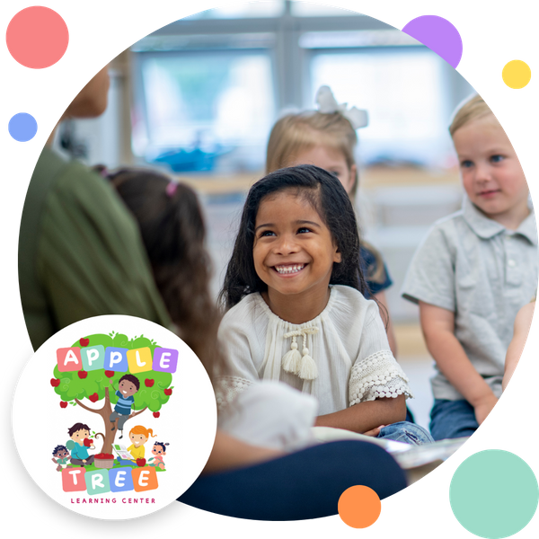 happy toddlers being read to in daycare