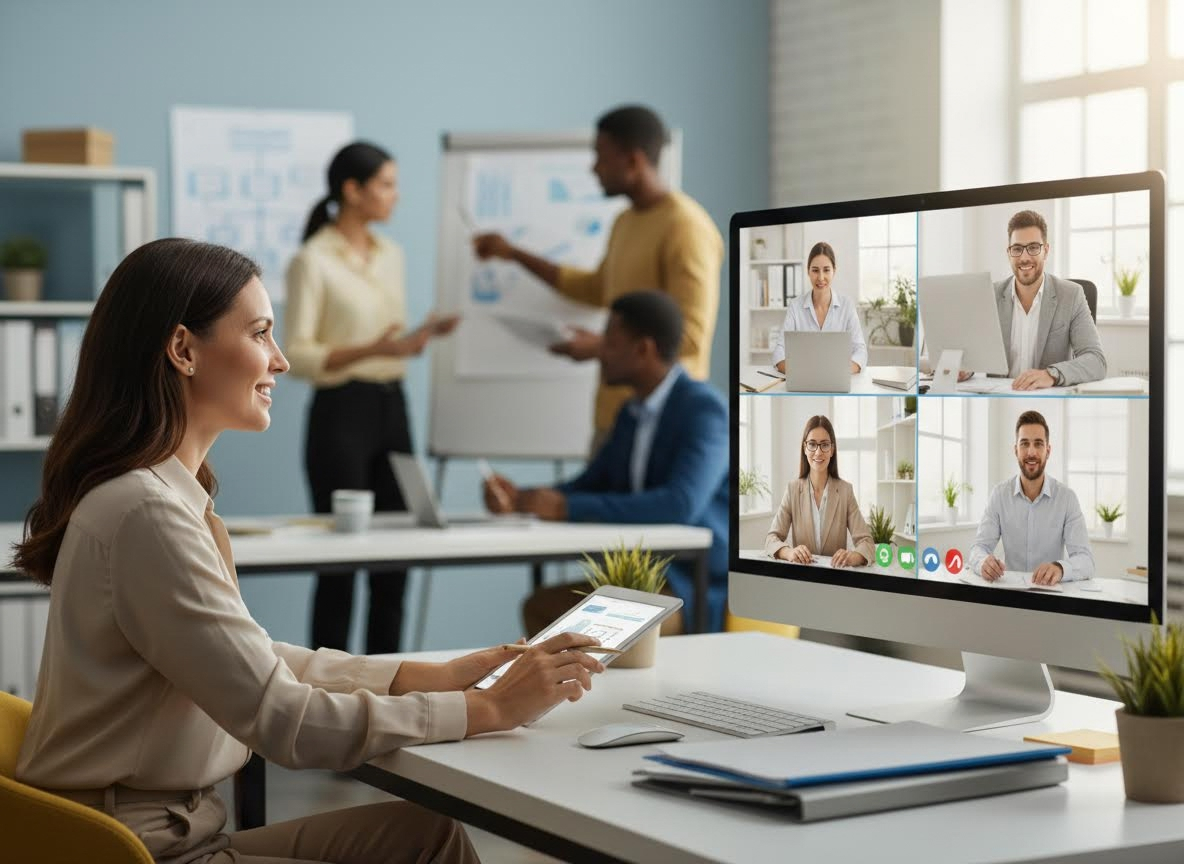 Business Video Conference Meeting