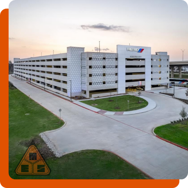 aerial exterior view of commercial building