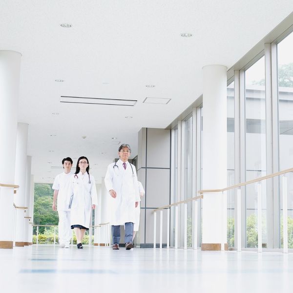 Hospital hallway.