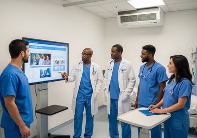 Medical Professionals Discussing Patient Education